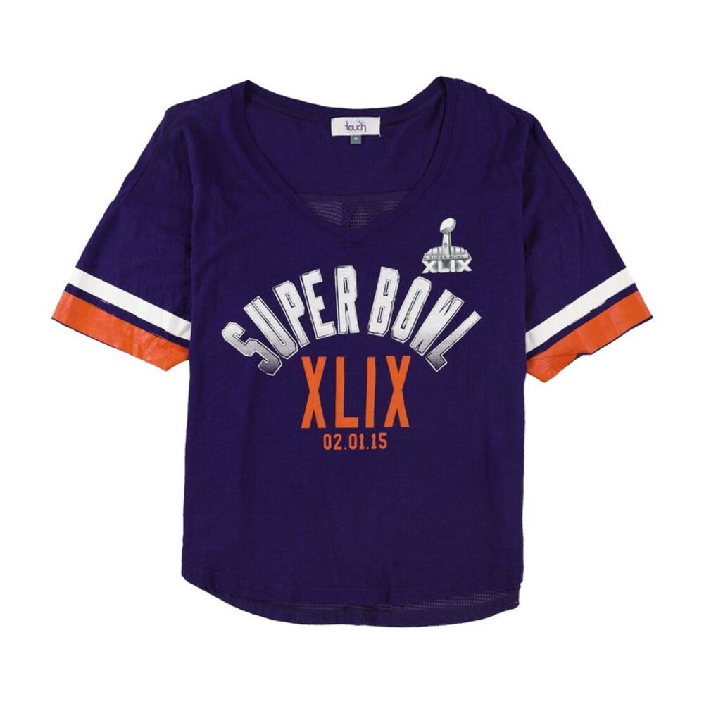Touch Womens Super Bowl XLIX Arizona Graphic T-Shirt, Purple, S, DM